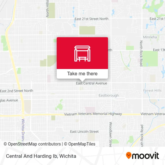Central And Harding Ib map