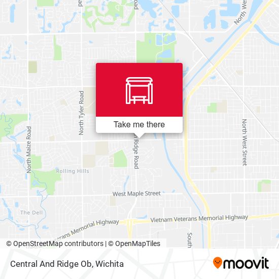 Central And Ridge Ob map