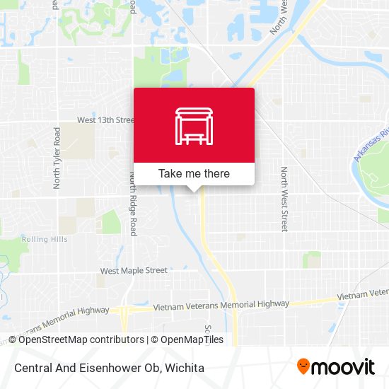 Central And Eisenhower Ob map