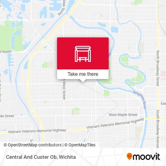 Mapa de Central And Custer Ob