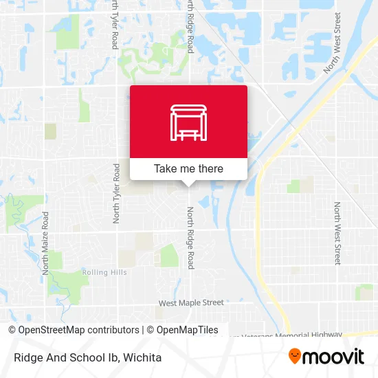 Ridge And School Ib map