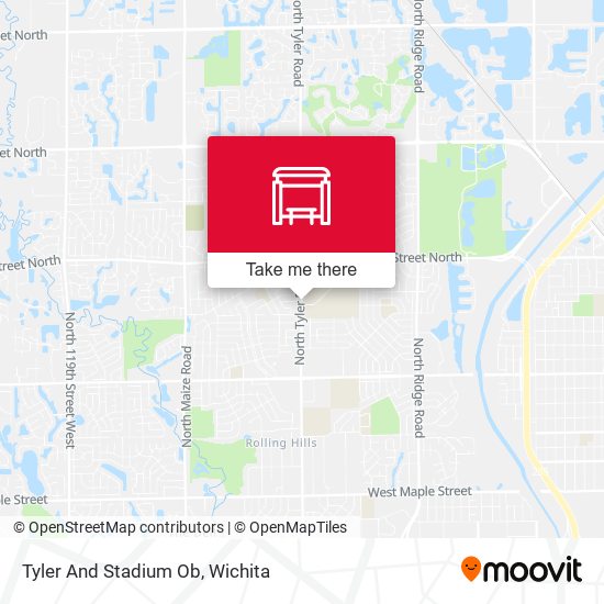 Tyler And Stadium Ob map