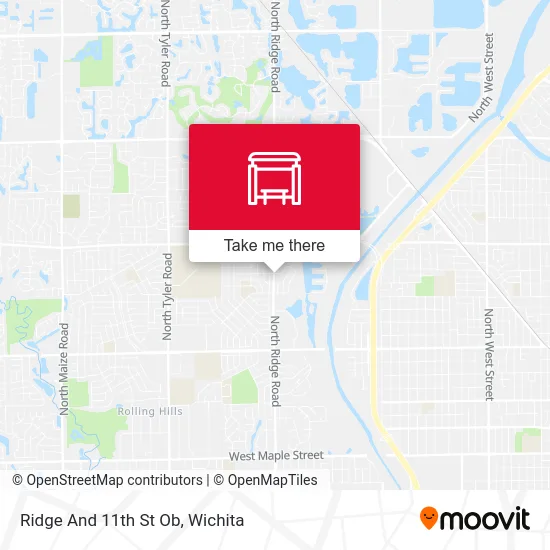 Ridge And 11th St Ob map