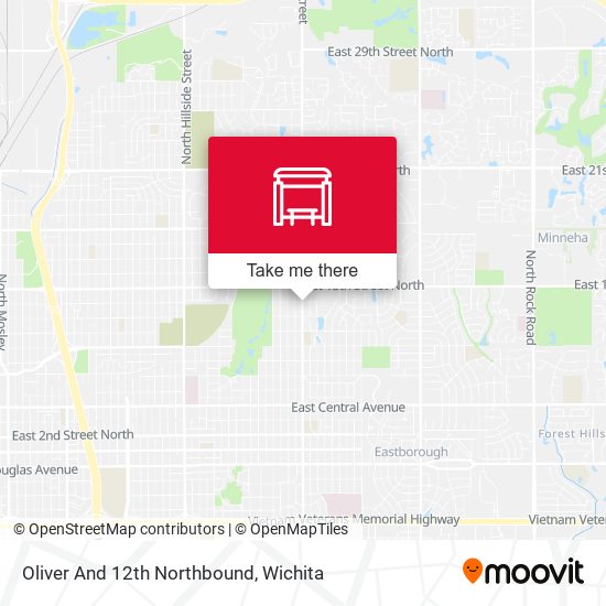 Mapa de Oliver And 12th Northbound