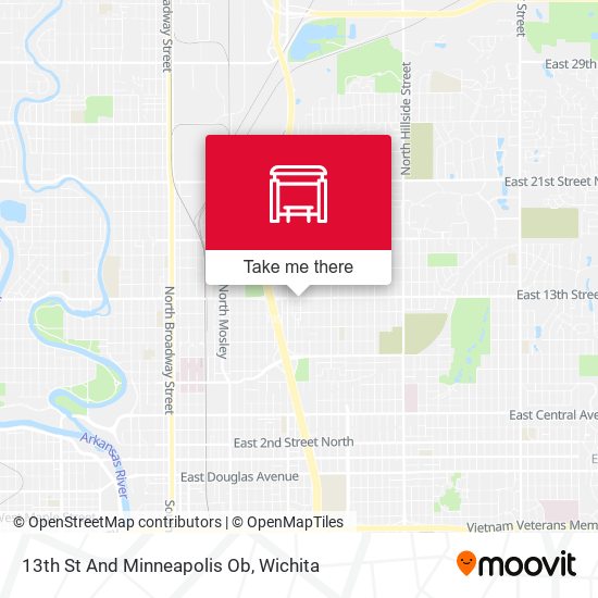 13th St And Minneapolis Ob map