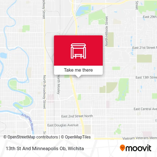 13th St And Minneapolis Ob map