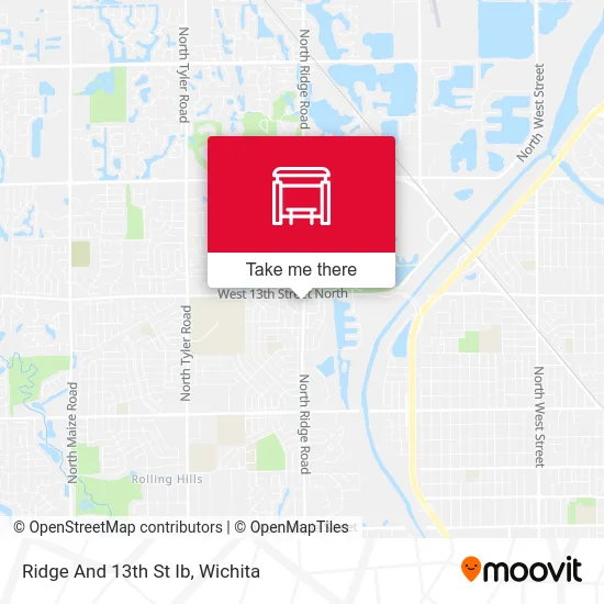 Ridge And 13th St Ib map