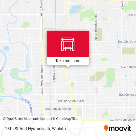 13th St And Hydraulic  Ib map