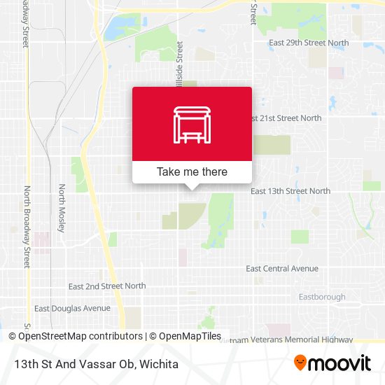 13th St And Vassar Ob map