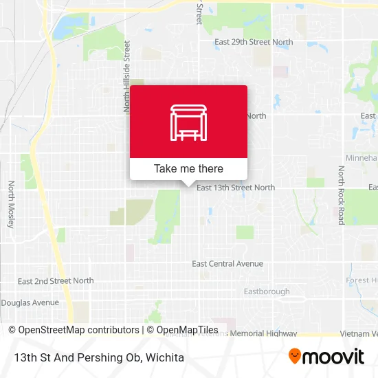 13th St And Pershing Ob map