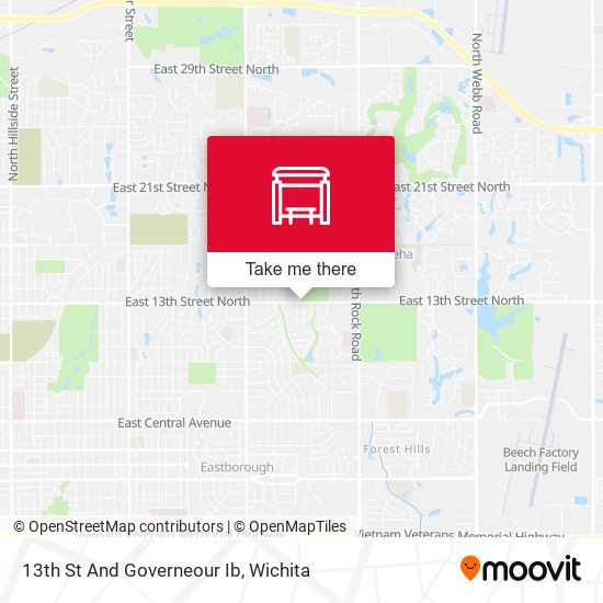 13th St And Governeour Ib map