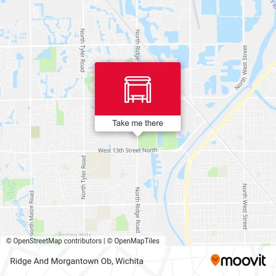 Ridge And Morgantown Ob map
