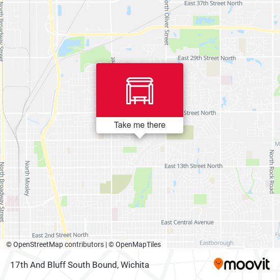 Mapa de 17th And Bluff South Bound
