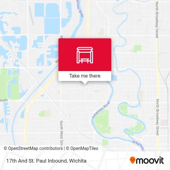 17th And St. Paul Inbound map
