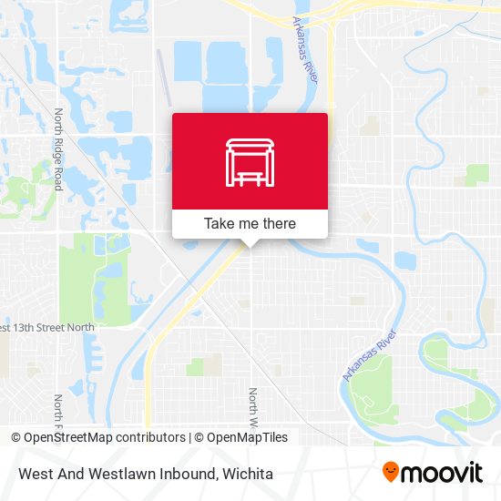 West And Westlawn Inbound map