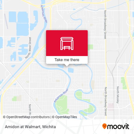 Amidon at Walmart map