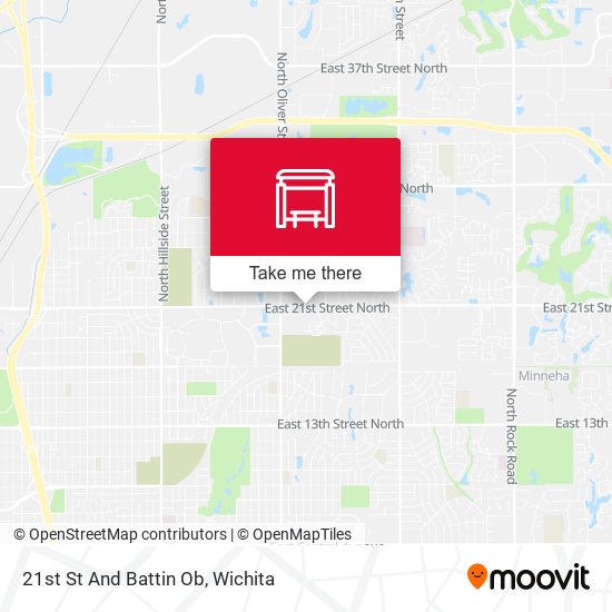 21st St And Battin Ob map