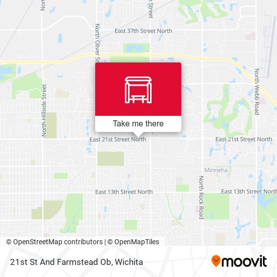 21st St And Farmstead Ob map