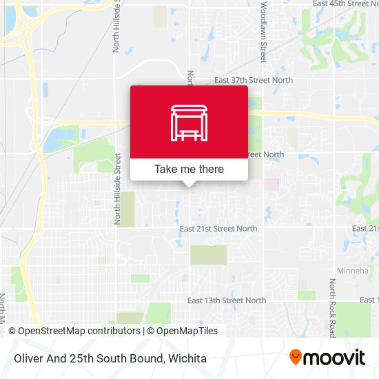 Mapa de Oliver And 25th South Bound