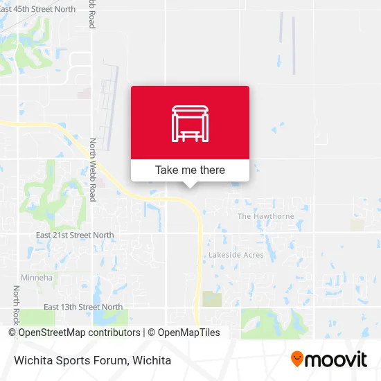 Wichita  Sports Forum map