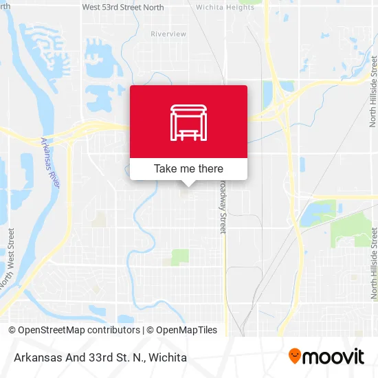 Arkansas And 33rd St. N. map