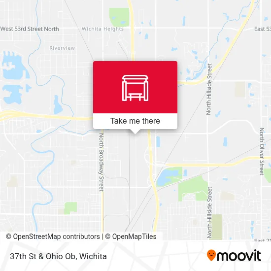 37th St & Ohio Ob map