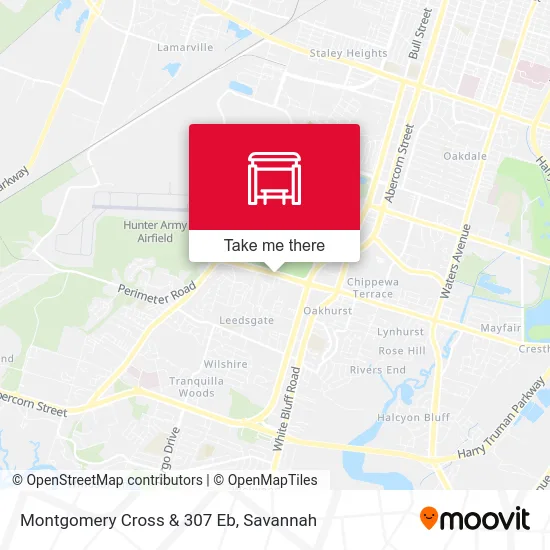 Mapa de Montgomery Cross & 307 Eb