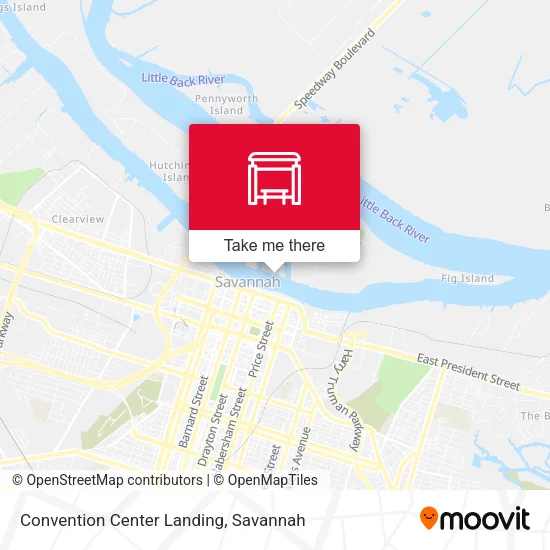 Convention Center Landing map