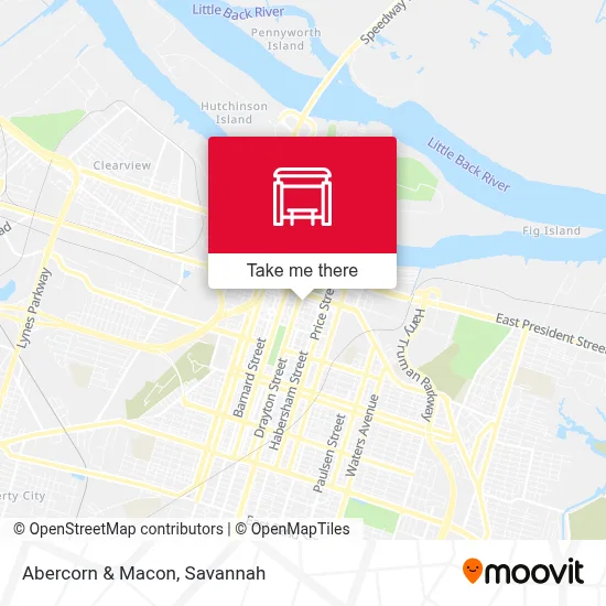 Abercorn & Macon map