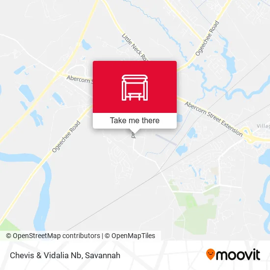 Mapa de Chevis & Vidalia Nb