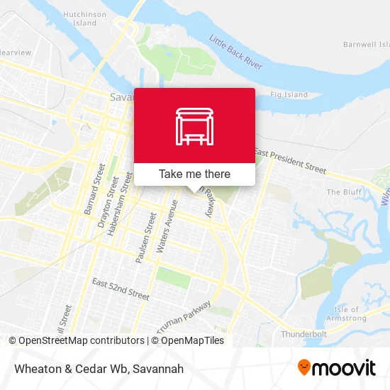 Mapa de Wheaton & Cedar Wb