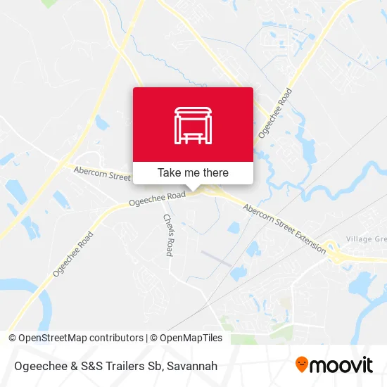 Mapa de Ogeechee & S&S Trailers Sb