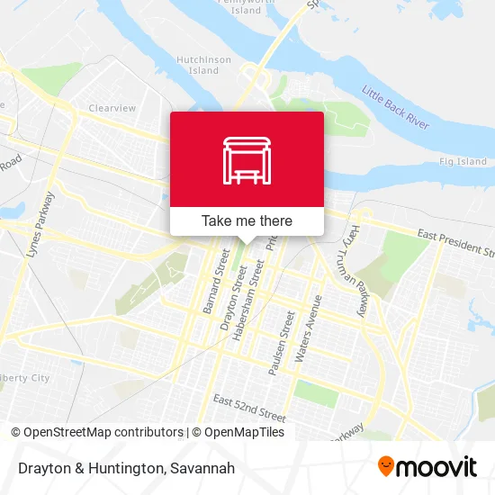 Mapa de Drayton & Huntington