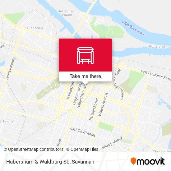 Habersham & Waldburg Sb map
