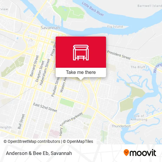 Mapa de Anderson & Bee Eb