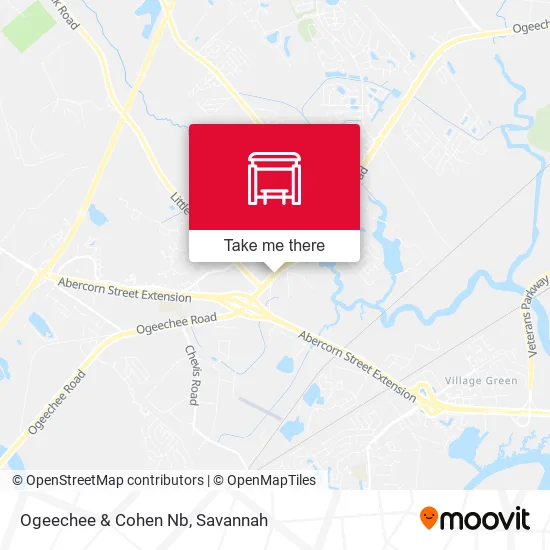 Mapa de Ogeechee & Cohen Nb