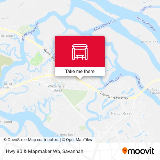 Mapa de Hwy 80 & Mapmaker Wb
