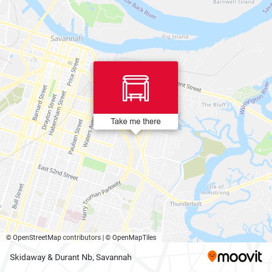 Mapa de Skidaway & Durant Nb