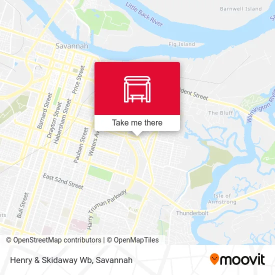 Henry & Skidaway Wb map