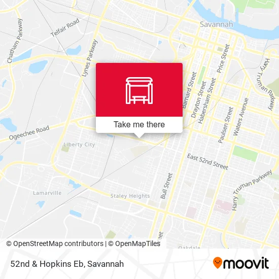 Mapa de 52nd & Hopkins Eb
