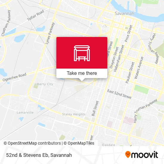 Mapa de 52nd & Stevens Eb
