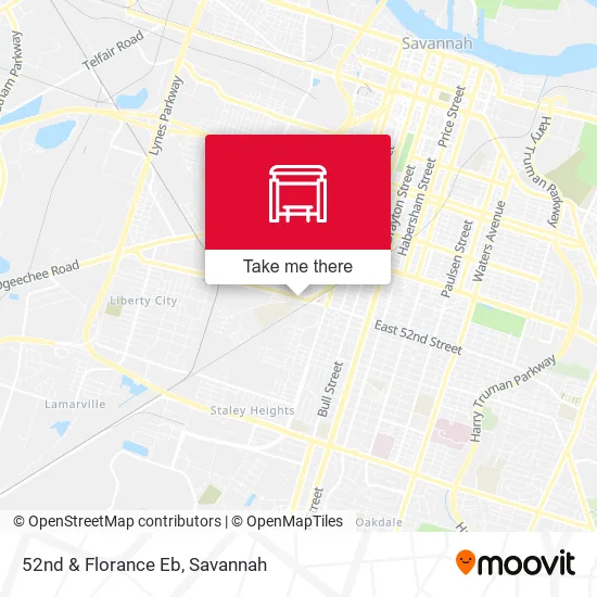 Mapa de 52nd & Florance Eb