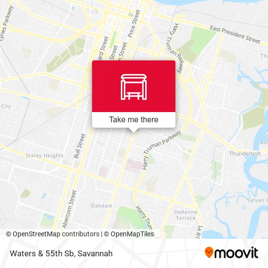 Mapa de Waters & 55th Sb