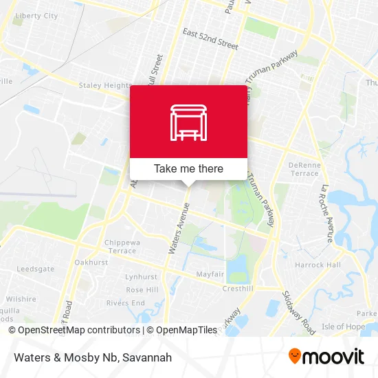 Mapa de Waters & Mosby Nb