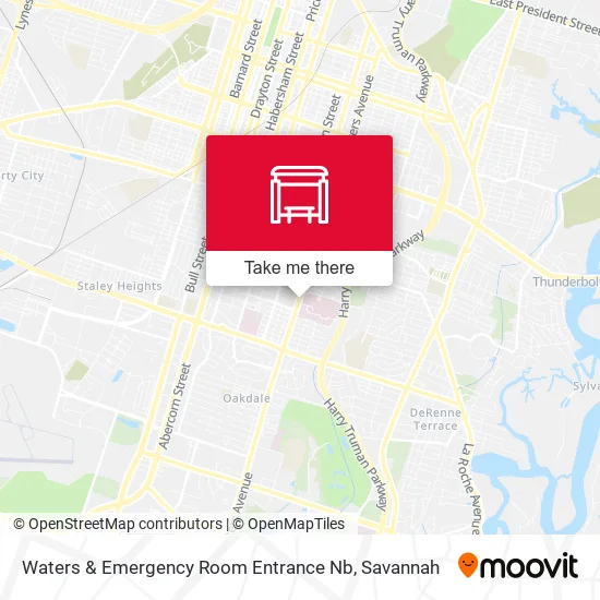 Mapa de Waters & Emergency Room Entrance Nb