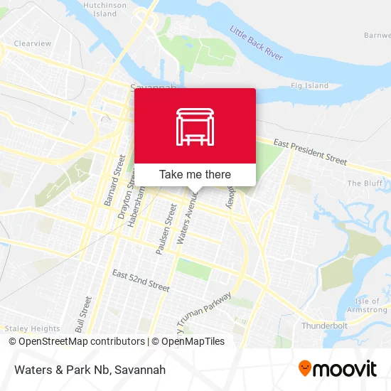 Mapa de Waters & Park Nb