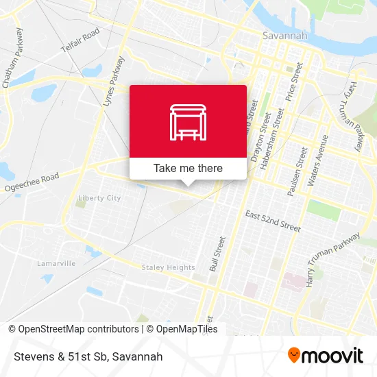 Stevens & 51st Sb map