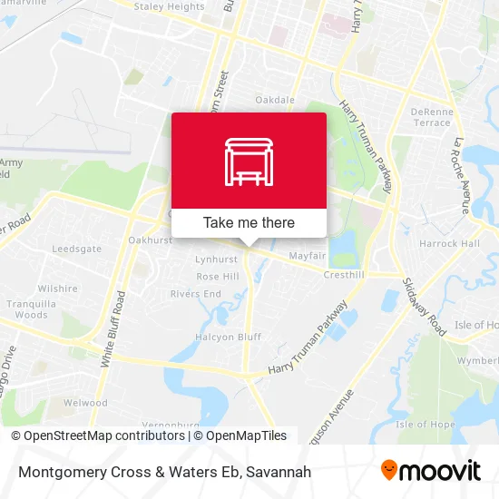 Mapa de Montgomery Cross & Waters Eb