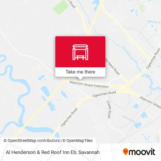 Mapa de Al Henderson & Red Roof Inn Eb