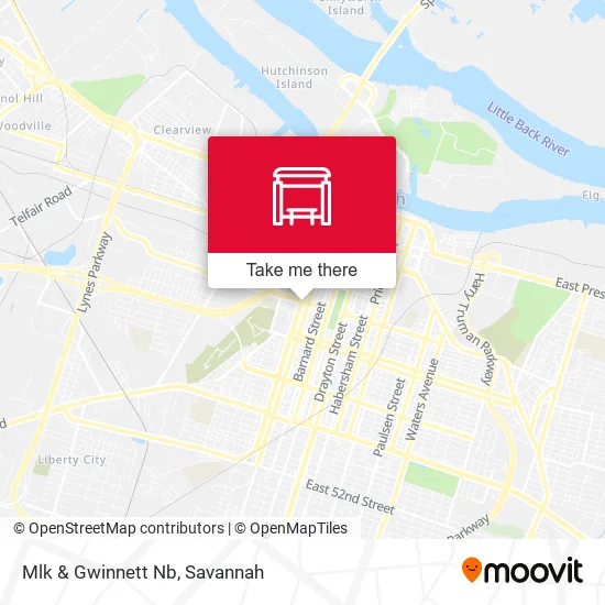 Mapa de Mlk & Gwinnett Nb
